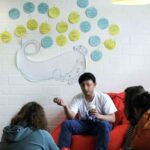Studierende der Christian-Albrechts-Universität zu Kiel bei einem Kreativ-Workshop